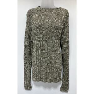 Sag Harbor Sport Green Sweater - Size XL Long Sleeve Marled